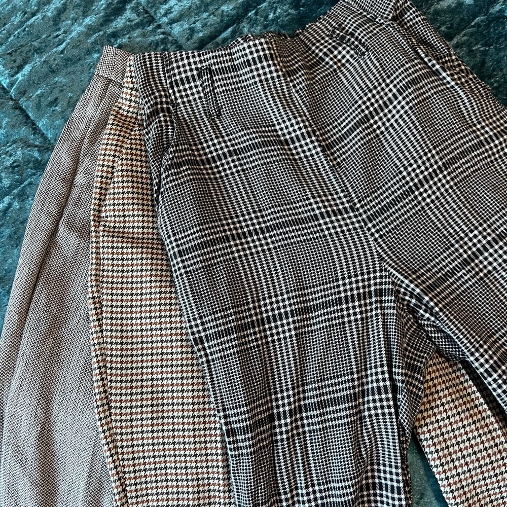 Bundle of 3 pairs of houndstooth pants